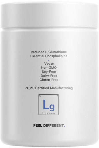 Codeage Liposomal Glutathione 1000 mg, GlutaONE Antioxidant Phospholipid Complex, L-Glutathione Reduced Capsules Supplement, Non-GMO Sunflower Oil & Lecithin Essential Phospholipids, Vegan, 60 ct