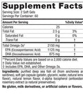 Nordic Naturals Ultimate Omega 2X Lemon Flavor 2150 mg Omega 3 120 Soft Gels