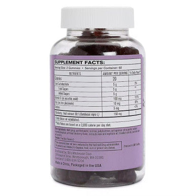 Berkley Jensen Elderberry Gummies With Vitmain C & Zinc 120 Ct./150Mg