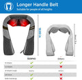 Renpho Neck Massager, [ ] Shiatsu Neck And Back Massager, 5D Kneading Neck Massager For Pain Relief Deep Tissue, Neck And Shoulder Massager With Heat, Massage Pillow For Neck Back Shoulder