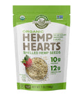 Manitoba Harvest Organic Hemp Hearts, Shelled Hemp Seeds - 7oz - 10g Plant Protein & 12g Omega 3 & 6 per 30g serving - Easy-to-Digest seeds with 9 Essential Amino Acids - Gluten Free, Vegan, Non-GMO