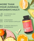 Primal Harvest Multivitamin For Women Vitamin A, Vitamin C, Vitamin D And E, Vitamin B12, B6, Biotin, Zinc Supplements, 30 Capsules (Womens 1 Pack)