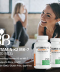 Bronson Vitamin K2 As Mk 7 Menaquinone 100 Mcg Non Gmo 120 Capsules