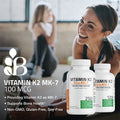 Bronson Vitamin K2 As Mk 7 Menaquinone 100 Mcg Non Gmo 120 Capsules