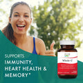 Pure Essence Labs Whole-C Whole Food Vitamin C - Best Immune Support - Organic & Nature Vitamins - Immunity Booster & Dietary Supplements (30 Tablets)