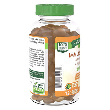 Nature's Truth Vitamin C Gummies with Zinc | 120 Count | Vegetarian, Non GMO & Gluten | by Natures Truth, n/a, Honey Lemon Flavor, 120 Count
