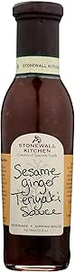 Stonewall Kitchens Sesame Ginger Teriyaki Sauce 11-Ounce Jars (Pack of 6)