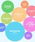 Obvi Multi Collagen Burn Fast Hydrolyzed Collagen Peptides Types I, II, III, V, X Keto and Gluten Free 30 Servings