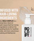 Boldify Thicken Volume Conditioner - Ultimate Biotin Formula for Hair Thickening, Split End Repair, Nourishment, and Fine or Oily Hair for Women & Men