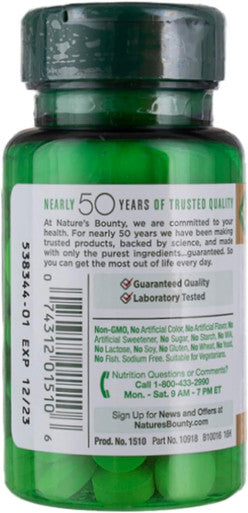 Nature's Bounty Vitamin C 500mg 100 Tablets