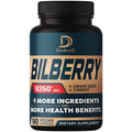 Dedicad 10In1 Bilberry Extract For Eyes Supplement 9260Mg - 3 Month Supply With Grape Seed, Carrot, Elderberry, Eyebright & More