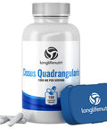 LongLifeNutri Cissus Quadrangularis 1200Mg - 180 Veggie Capsules - Natural Formula For General Wellness And Vitality