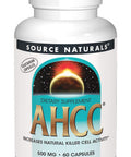 SOURCE S Ahcc Active Hexose Correlated Compound 500 Mg Vegetable Capsule, 60 Count