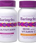BariMelts Complete PostBariatric Surgery Bundle Multivitamin Iron with Vitamin C Biotin and Probiotics