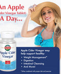 KAL Apple Cider Vinegar Capsules, 500 mg, 120 Count