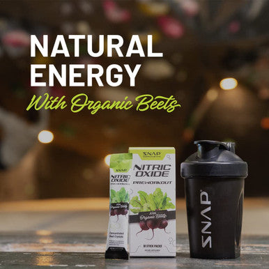 Pre Workout Beet Root Powder Organic Nitric Oxide Preworkout Booster Natural Energy Beets Superfood Support Muscle Performance Endurance Single Serve Stick Pack by Snap Supplements 10 Packs