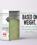 Garden of Life Grass Fed Collagen Greens Beauty Powder - Apple 14 Servings Collagen Powder For Women Skin Hair Nails Joints Collagen Peptides Powder Collagen Protein + Greens Collagen Supplement