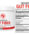 Silver Fern Sensitive Gut Fiber Supplement - Each Tub = 30 Scoops = 30 Day Supply - 6 Grams Of Dietary Fiber Per Serving - With Galactomannan Guar Fiber, Baobab Fruit Powder, Acacia Fiber