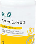 Klaire Labs Sfi Health Active B12-Folate - Vitamin B12 Lozenges With Methyl Folate - Methylated B12 (B12 1000 Mcg) And Active Folate Supplement - Hypoallergenic & Tastes Great (60 Dissolvable Tablets)