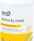 Klaire Labs Sfi Health Active B12 Folate Supplement Dissolvable Lozenge With Methyl Folate and Vitamin B12 Methylcobalamin Highly Absorbable Support Healthy Mood Energy and Cognition (60 Count)