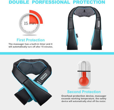 Mo Cuishle Shiatsu Neck And Shoulder Massager With Heat Deep Kneading Massage For Relaxation Ideal For Christmas, Mother'S Day, Father'S Day, And Valentine'S Day Gifts For Men, Women, Mom And Dad