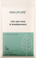 INNOPURE Irish Sea Moss & Bladderwrack Capsules - High Strength - Ethically Sourced SeaMoss, Natural Supplement, Vegan Society Certified - UK Made (2 Month Supply)