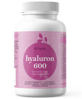 Divique Hyaluronic Acid Supplement 600mg per Capsule (500-700 KDA) - 3 Months Supply - Double Potency 90 Hyaluronic Acid Capsules - Vegan Fermented - Formula with Vitamin C Zinc Copper Selenium D-Biotine