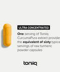 72,000mg (60:1 Concentrated) 97% Turmeric Curcumin Pure Extract - 1,164mg min. of Pure Tested Curcuminoids - Added MCT Oil and Black Pepper - 120 Veggie Tumeric Supplements Capsules