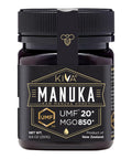 Kiva Raw Manuka Honey Certified UMF 20+, MGO 850+ 100% Pure New Zealand Honey - Non-GMO, Traceable, Non-Glyphosate (8.8 oz)