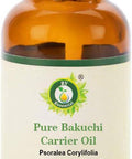 R V Essential Pure Bakuchi Carrier Oil 10ml (0.338oz)- Psoralea Corylifolia (100% Pure and Natural Cold Pressed)