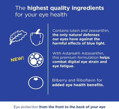 Viteyes Blue Light Defender Gummies with Astaxanthin Lutein Zeaxanthin Trusted Eye Care Brand Eye Health Supplement in Place of Blue Light Glasses 30 Ct Gummies 0.65 pounds