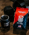 Black Rifle Coffee Company Fit Fuel (Medium Roast) Whole Bean Coffee 12 Ounce Bag Of Coffee Beans Medium Roast Coffee Beans Delicious Combination Of Bold And Smooth Flavors And A Malt Finish
