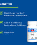 Rite Aid Niacin, 100mg - 100 Tablets | Vitamin B3 Supplement