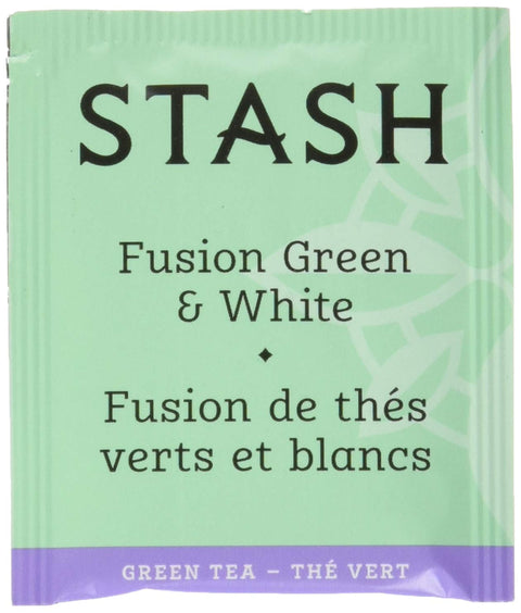 Stash Tea Ginger Peach Green Tea & Matcha Blend, Box of 100 Tea Bags (Packaging May Vary) | Zesty, fruity blend with peach, ginger and matcha notes, Non-GMO Project Verified and foil-sealed freshness