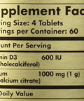 Solgar Calcium Citrate With Vitamin D