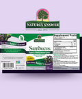 Nature'S Answer Sambucus Black Elder Berry Extract Syrup in Plastic Bottle Alcohol- 8-Fluid Ounces | Daily Immune Support | Packed with Antioxidants | Family Friendly | Flue Season Defender