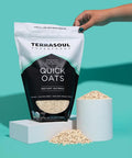 Terrasoul Superfoods Organic Instant Quick Oats 2.5 Lbs Premium Grade Non-GMO Gluten- Breakfast Essential
