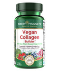 Purity Products Vegan Collagen Builder Organic Whole Foods Fruits Veg Silica Lutein Vitamin C Biotin Grape Seed Amino Acids Glycine Lysine Proline Collagen Boosters Once A Day 30 Tablets