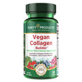 Purity Products Vegan Collagen Builder Organic Whole Foods Fruits Veg Silica Lutein Vitamin C Biotin Grape Seed Amino Acids Glycine Lysine Proline Collagen Boosters Once A Day 30 Tablets