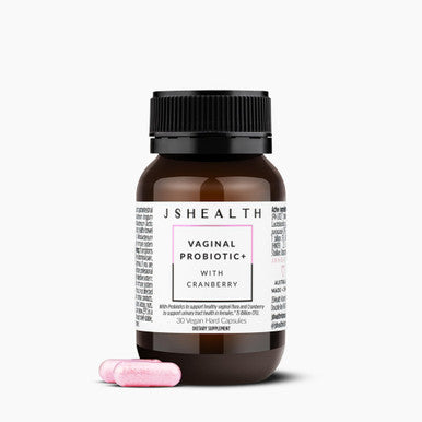 JSHealth Vitamins Vaginal Probiotic Supplement - Supports Urinary And Vaginal Health Shelf Stable Yeast Infection Treatment For Women (30 Capsules)