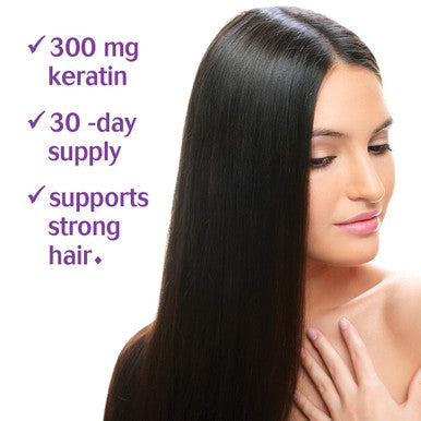 Bluebonnet Nutrition Beautiful Ally Keratin Care, Beauty Nutrient, Best for Hair, Strengthen and Revitalize Hair, Non GMO, Gluten Free, Soy Free, Milk Free, 30 Vegetable Capsules, 30 Servings
