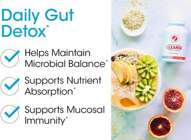 Silver Fern Gut Rehab Kit - 30 Day Supply - Cleanse Daily Detox (1 Bottle = 120 Capsules) & Ultimate Probiotic (1 Bottle = 60 Capsules) - Immunoglobulins & Spore Forming Probiotics