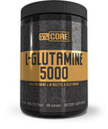 5% Nutrition L-Glutamine 5000 Supplement w/ L-Alanine | Immune & Digestive Support | Amino Muscle Builder Post Workout Recovery | Unflavored (60 Servings)