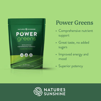 Nature'S Sunshine Power Greens - Wholefood Performance Greens (Power Pouch)