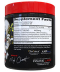 Insane Labz Psychotic High Stimulant Pre Workout Powder Extreme Lasting Energy Focus And Endurance With Beta Alanine Creatine Monohydrate Dmae 60 Srvgs Grape