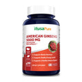 NusaPure American Ginseng 5000 mg - 200 Veggie Capsules (Vegetarian, Non-GMO & Gluten-Free)