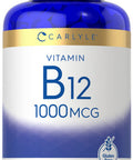 Carlyle Vitamin B12 1000Mcg | 400 Tablets | Vegetarian, Non-Gmo, Gluten Free