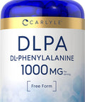 Carlyle Dl-Phenylalanine | 1000Mg | 180 Capsules | Non-Gmo And Gluten Free Formula | Dlpa Free Form Supplement