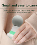 2.0In4.5In - Mini Electric Handheld Massager Wand, Powerful 6 Speed Vibration Modes,Cordless Handheld And Portable,Suitable For Shoulder,Neck And Back Massage-White