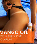 COCOSOLIS Mango Tan Accelerator with Vitamin E, Bio Oil Body Lotion for Natural Tan (110 ml)